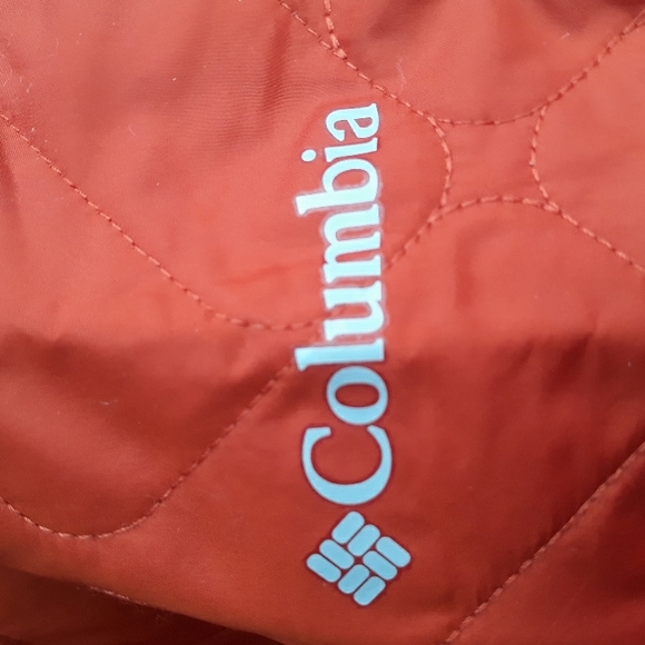 ✴️ Columbia Quilted Bomber - Cyan Color (Dark Burnt Orange) - Picture 5 of 5